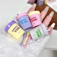 CAPPUVINI Stain-resistant Straw Cup Lip Gloss 3(Pcs) Set