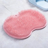 2-in-1 Silicone Bath Foot and Back Scrubber