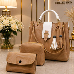 Stylish 3-Piece Handbag SeT for Women