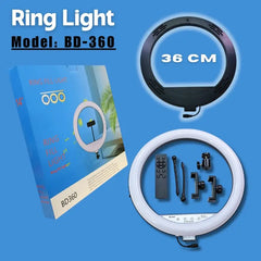 BD-360 14” LED Ring Fill Light - 36CM
