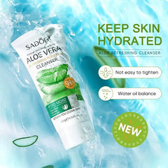 Sadoer Aloe Vera Refreshing Moisturizing Facial Cleanser 100g
