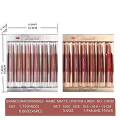 Dragon Ranee Double Head Matte Lip Liner Matte Lipstick Pen