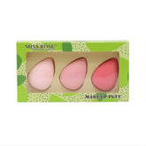 Miss Rose Makeup Puff - 3 Pcs