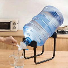 Water Bottle Metal Stand With Tap - Each