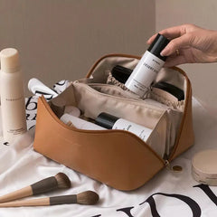 Large Capacity Cosmetic Bag Portable Makeup Pouch