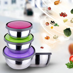 Stainless Steel Food Storage Box Airtight - 3 Pcs