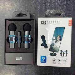 K9 Dual Professional Wireless Type-a, Type-c and Lightning Microphone
