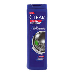 Clear Men Triple Anti-Dandruff Cool Black Shine Shampoo - 80ml