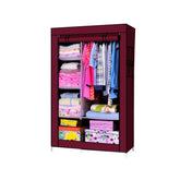 Two Door High Capacity Portable Wardrobe