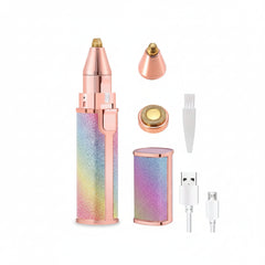 2-in-1 Rechargeable Facial & Eyebrow Hair Trimmer