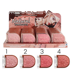 MSYAHO Natural Terracotta Baked Blush Compact