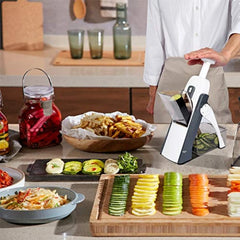 Vegetable and Potato Cutter 8 in 1 Vegetable Slicer by Once For All Food Chopper