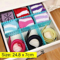 Drawer Divider - Adjustable Drawer Organizer - 4 Strips