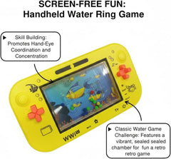 Portable Water Game Console, Handheld Fish Theme Gaming Device