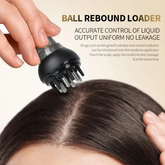 Transparent Hair Oil Applicator & Scalp Massager