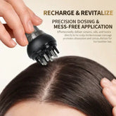 Transparent Hair Oil Applicator & Scalp Massager