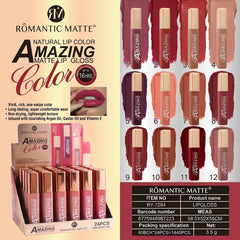 Romantic Matte Amazing Color Matte Lip Gloss