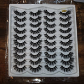 20 pairs 100% super HANDMADE Heavy Lashes For Bridals