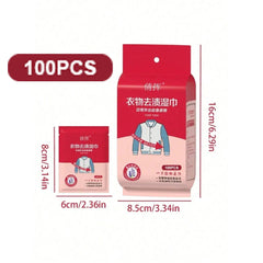 Portable Clothes Stain Remover Wet Wipes