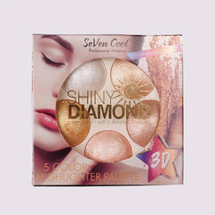 Seven Cool 5 in 1 Shiny Diamond Makeup Highlighter