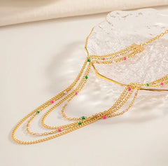 Stainless Steel multi-layered Necklace