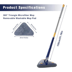 Triangle Mop 360 Adjustable With Twist Squeeze