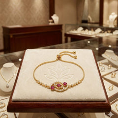 Adjustable Gold Wave Bracelet-Each