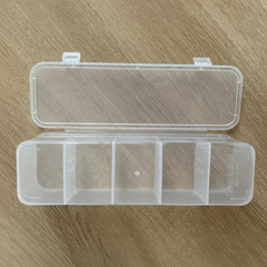 1Pc Household Hair Accessories Five Compartment Storage Box