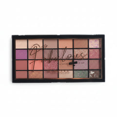Seven Cool Matte & Glitter Fabulous Eyeshadow Palette - 24 Colors