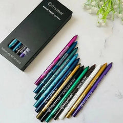 Flormar Waterproof Pencil Eyeliners - Pack of 12