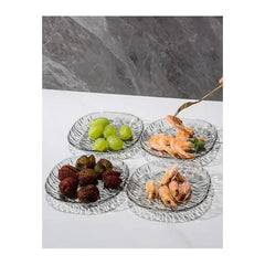 Luxury White Acrylic Plate Set – 8 Pcs