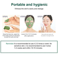 Bioaqua Mud Mask – 8‑pack Mung Bean Deep Clean Clay Mask - 7.5 g × 8 sachets