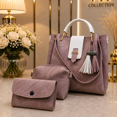 Stylish 3-Piece Handbag SeT for Women