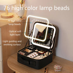 Smart Led Makeup Bag With Mirror Lights