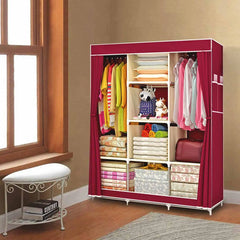 Non-woven Cloth Wardrobe Folding Portable Clothing Storage Cabinet
