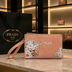 Floral Wristlet Clutch