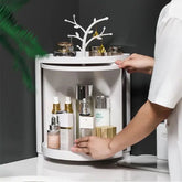 Multifunctional Revolving Triangle Shelf