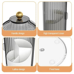 360° Rotating Dustproof Cosmetic Organizer