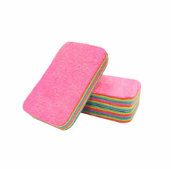 Rainbow Color Pot Dish Sponge Double Side Dishwashing Sponge