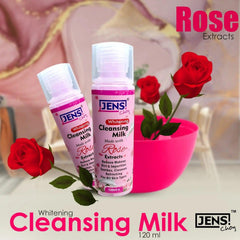 Jens Choy Whitening Cleansing Milk Enriched with Rose Extracts - 120ml