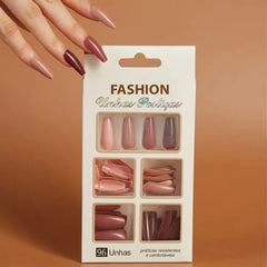 3 In 1 New Makeup Deal Kathleen 6 pcs Lip Liner Pencil +Sunisa 6pcs Nail Polish+96 pcs Fake Nails