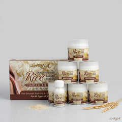 RIJA Rice Skin Whitening Facial Kit - 7 Piece Set