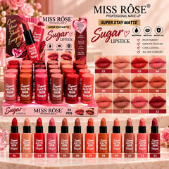 Miss Rose Sugar Super Stay Matte Lipstick