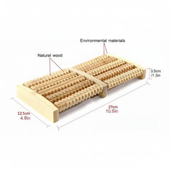 Traditional Wooden Roller Foot Massager - Each