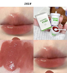 CAPPUVINI Stain-resistant Straw Cup Lip Gloss 3(Pcs) Set