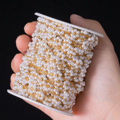 Daisy Flower Dainty Satellite Beaded Chain Permanent Bracelet