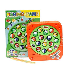 Battery-Operated Rotating Fishing Game Toy for Kids & Toddlers - 15 Fish