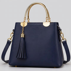 Christian Dior Tassel Top Handle Shoulder Bag with Strap