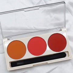 3 Color Fashion Trend Blush On Palette