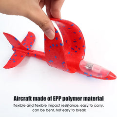Airplane Launcher Toy, Foam Throwing Glider Plane with Catapult Gun